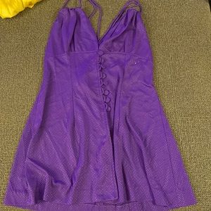 Vintage Fredericks of Hollywood Halter Mini Dress/Top